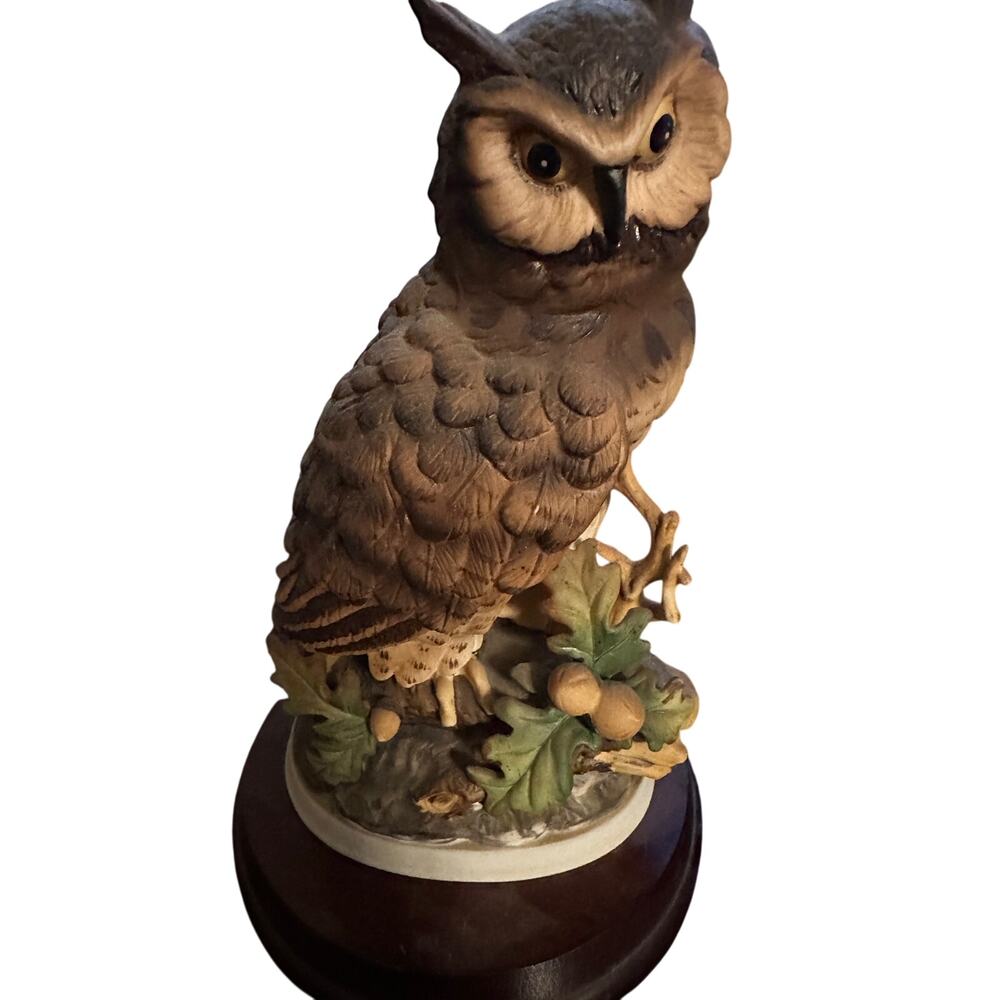 Lefton China Hand‎ Painted Owl 801